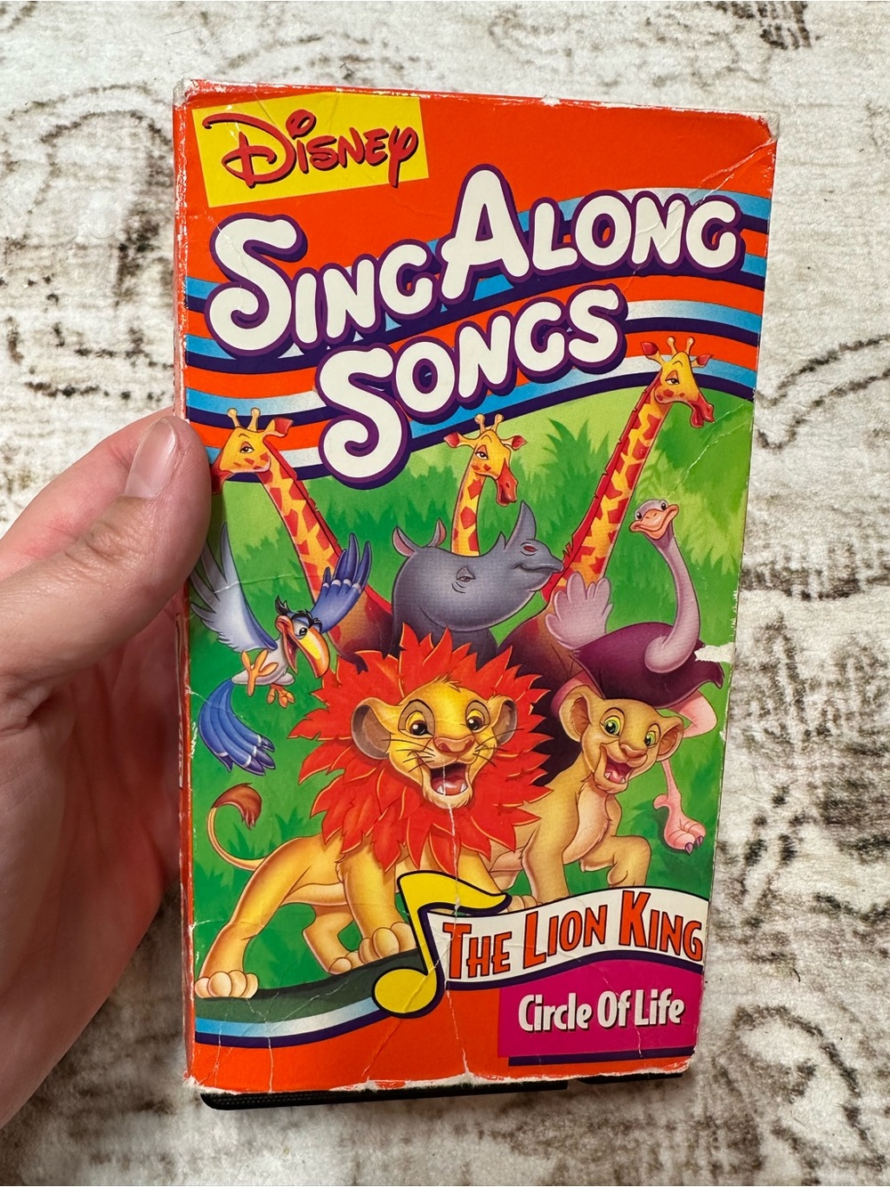 Disney Sing Along Songs The Lion King -Kids Music VHS